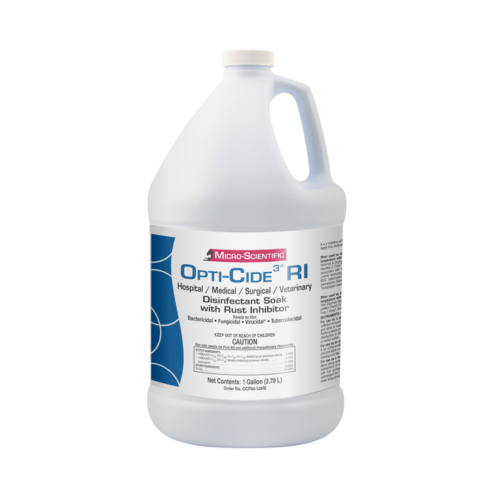 Opti-Cide3 Instrument Disinfectant with Rust Inhibitor (1 Gal) OPTI128RI Micro-Scientific
