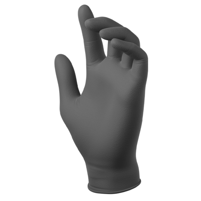 Powerform Miniman Flocklined Nitrile Industrial Gloves (PF-088-095-DRK/ECO-GY) SW Safety