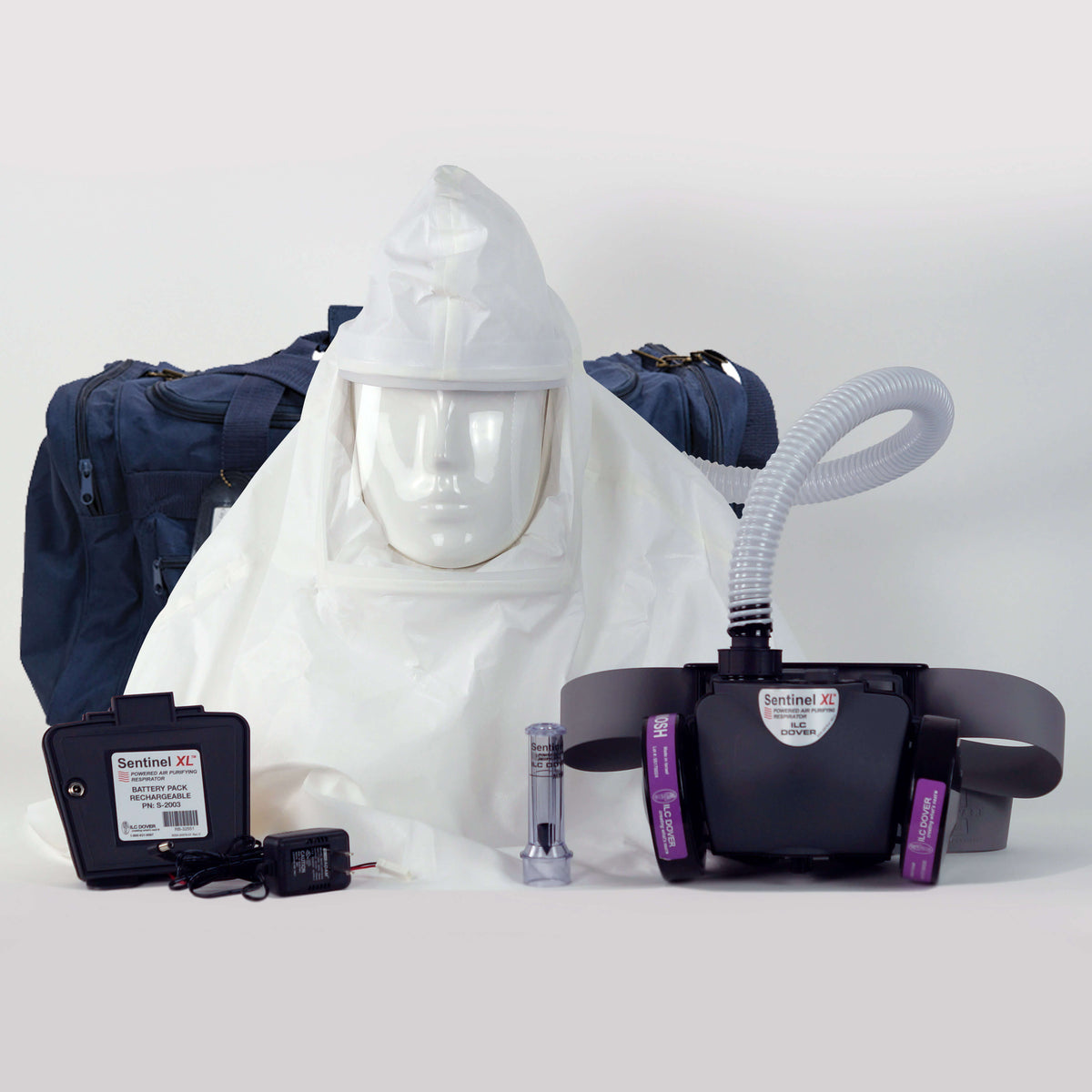 ILC Dover Sentinel XL PAPR Kit - Powered Air Purifying Respirator, Biological Lab Use