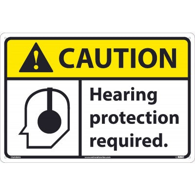 HEARING PROTECTION REQUIRED Sign