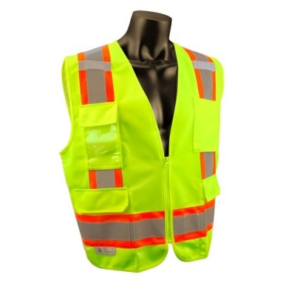 Radians SV6 Two Tone Surveyor Type R Class 2 Solid/Mesh Safety Vest